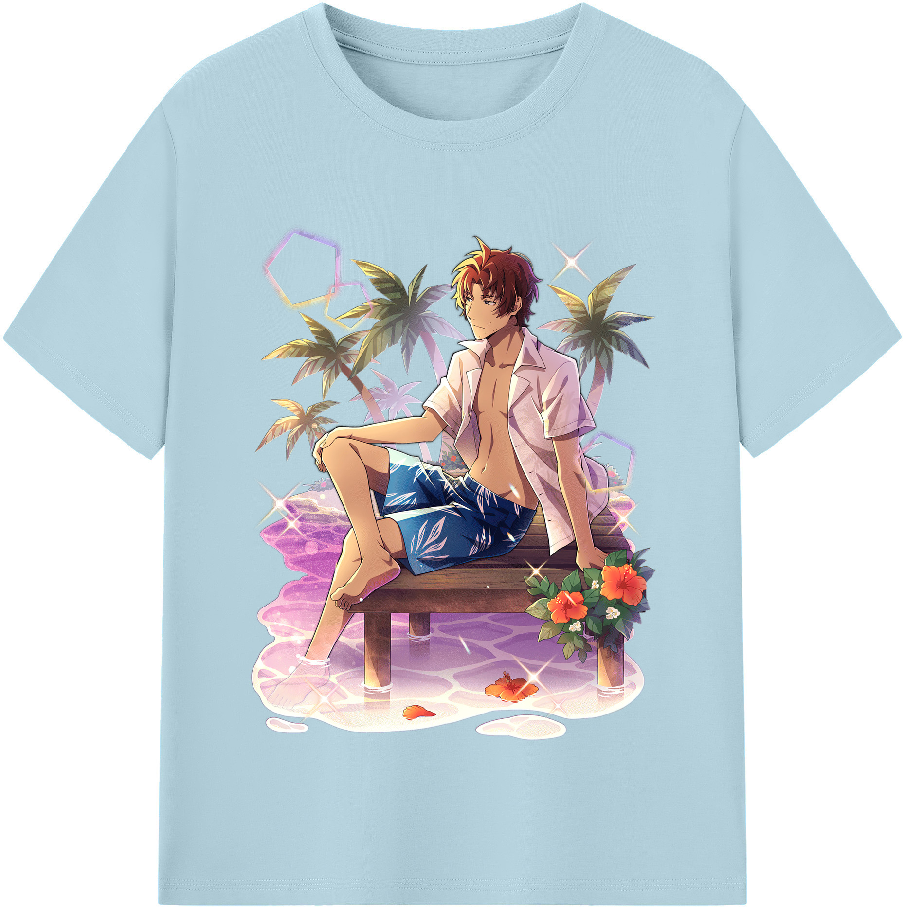 （画像用） 文豪ストレイドッグス Bungo Stray Dogs 綿100％半袖Tシャツ（フロントプリント）